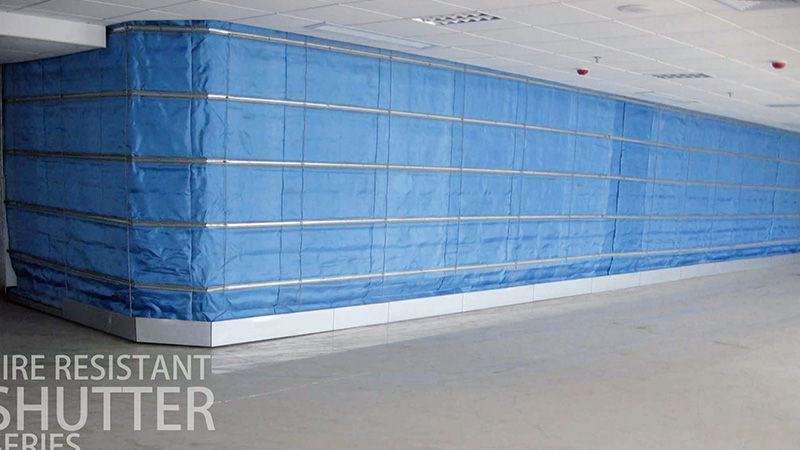 Cửa cuốn chống cháy vải vô cơ