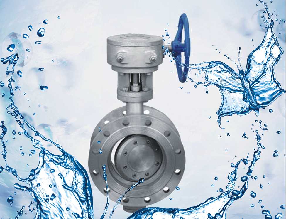 Van bướm bánh răng mặt bích